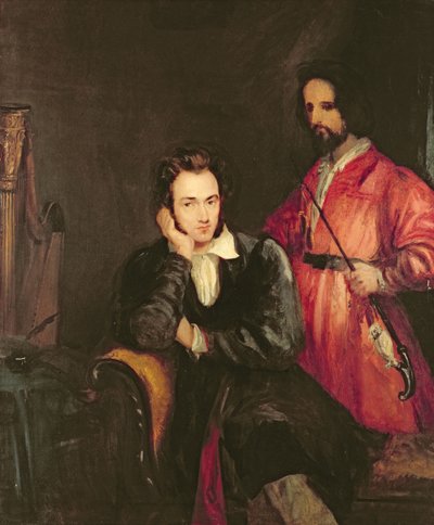 Portrait of Gustavus von Holst with His Brother Theodore by Theodor M. von Holst